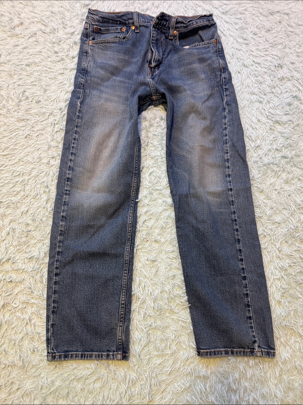 Levis 505 Men's Blue Straight-Leg Jeans 32x30
